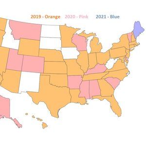Where did my Poshmark buyers live from 2019-2021?